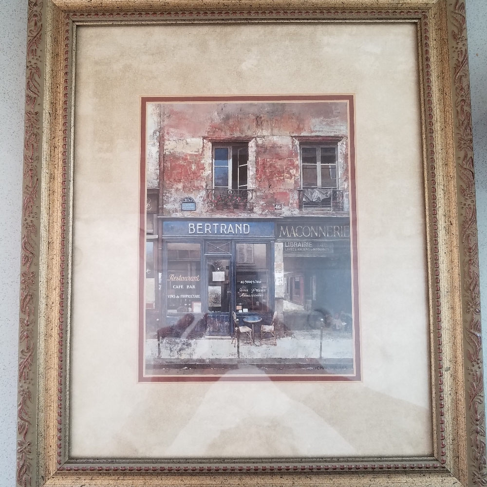 Framed Print, Bertrano by artist Chiu Tuk Hak
